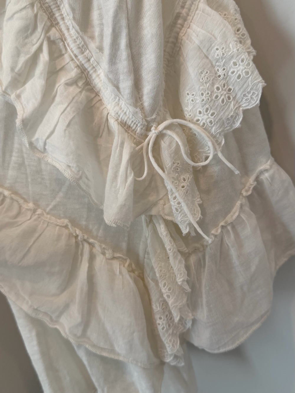 Free People Claire White Top - Picture 5 of 6